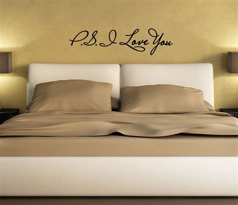 Ps I Love You Removable Vinyl Wall Art Stickers Home Decoration Decal