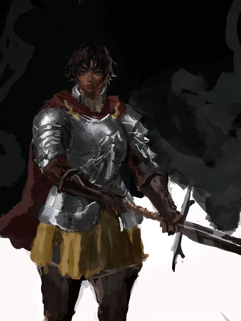 casca berserk berserk absurdres highres 1girl armor armored dress black eyes