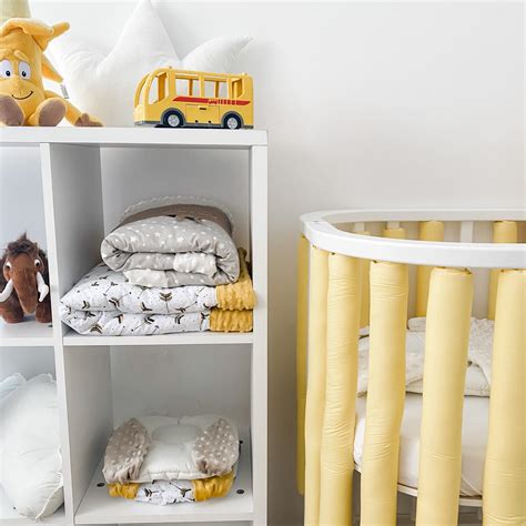 64.35us $ |new style baby bed backrstbed cushion. Smart crib bumpers Yellow | Dada&Rocco