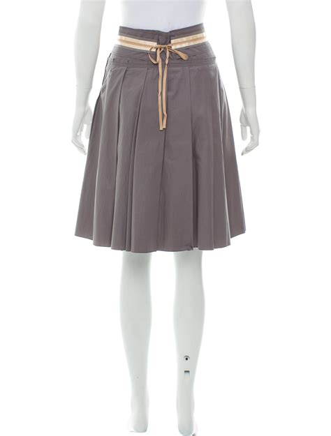Prada Sport Knee Length Pleated Skirt Clothing Wpr43561 The Realreal