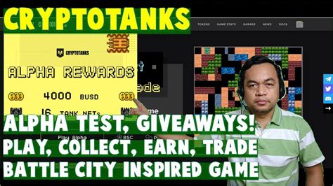 Cryptotanks Battle City Inspired Nft Play To Earn Game Alpha Test