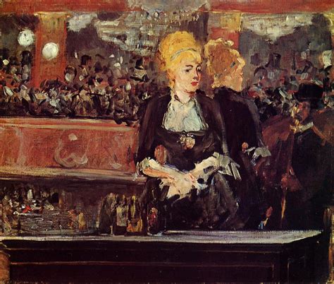 Berthe marie pauline morisot (french: Study for 'Bar at the Folies Bergere' - Manet
