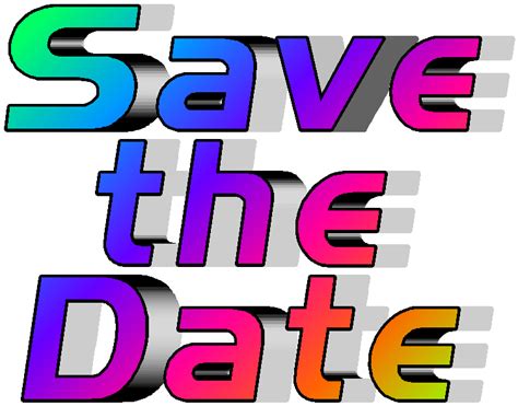 Free Save The Date Clipart Pictures Clipartix