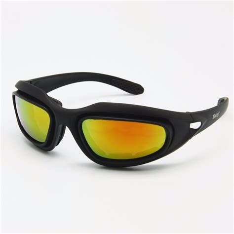 Daisy C5 Military Goggles Polarized 4 Lenses Hunting Sunglasses Desert Storm Ebay