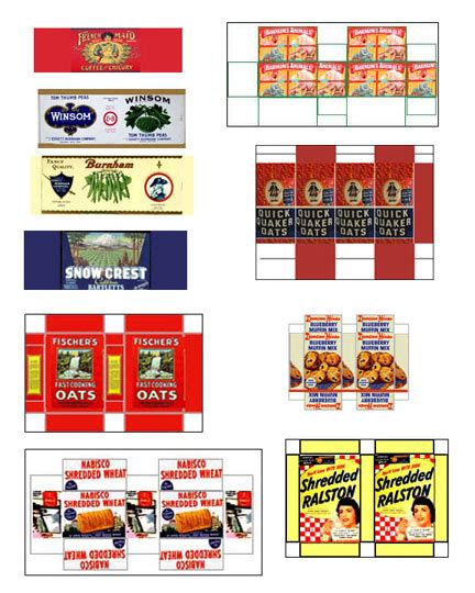 Free Printable Dollhouse Grocery Fullpage 002 Food Printables
