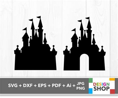 Download Disney Castle Logo Vector at Vectorified.com | Collection ...