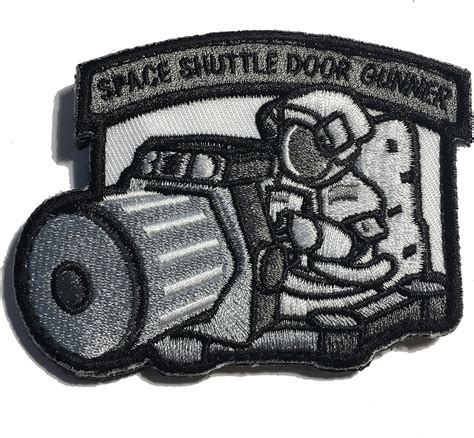 The Tactical Space Shuttle Door Gunner Patch Combat Army