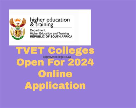Tvet Colleges Open For 2024 Online Application Tvet Colleges