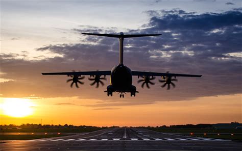 Download Wallpapers Lockheed C 130 Hercules 4k Airfield