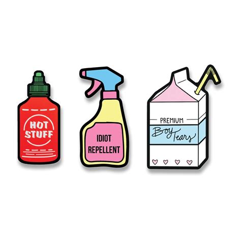 Hot Stuff Sticker Pack The Product Lab