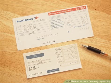 This is your money withdrawal form. How to Fill Out a Checking Deposit Slip: 12 Steps (with Pictures)