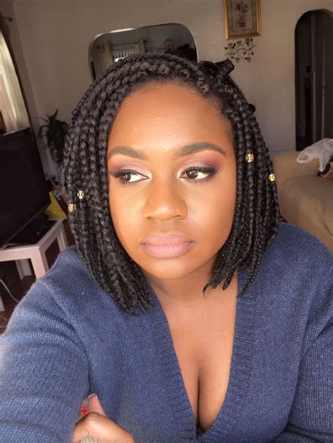 Free Small Box Braids Bob Hairstyles For Bridesmaids Stunning And