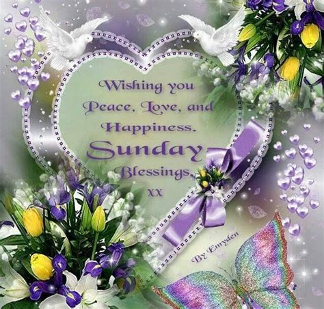 Wishing You Peace Love And Happiness Sunday Blessings Pictures Photos