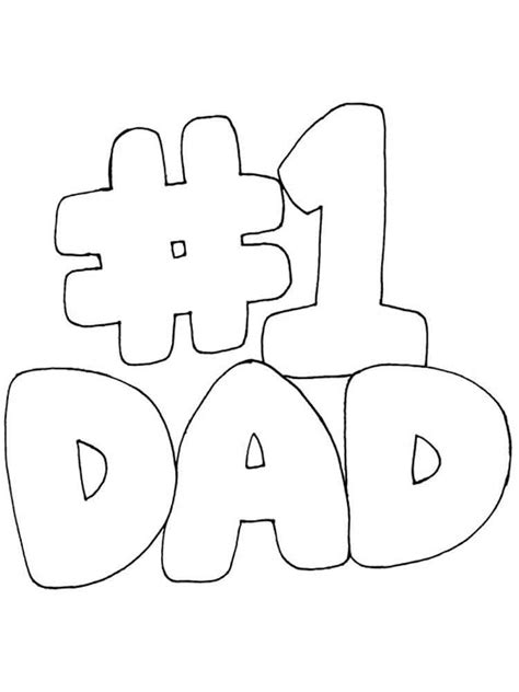 Colouring Pages Happy Birthday Dad Coloringpages2019