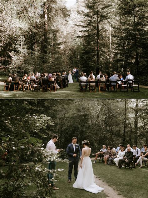 Rachel And Alexs Intimate Redwood Ceremony At Glen Oaks And Outdoor