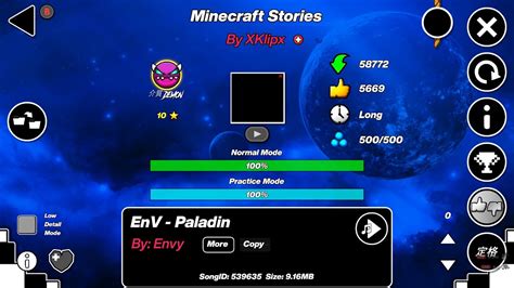 Minecraft Stories 100 Medium Demon By Xklipx Geometry Dash