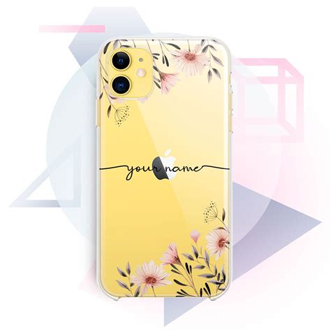 Flowers Iphone 11 Phone Case Personalized Iphone 11 Pro Case Etsy