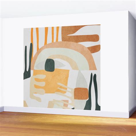 Abstract Art 10 Wall Mural By Thindesign Society6 Mural Art Wall