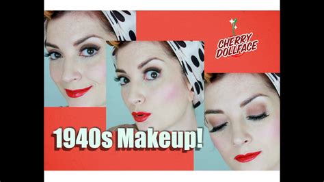1940s Classic Hollywood Vintage Makeup Tutorial By Cherry