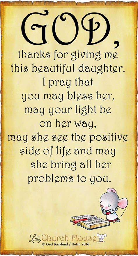 Mother Daughter Prayer Quotes Quotes The Day