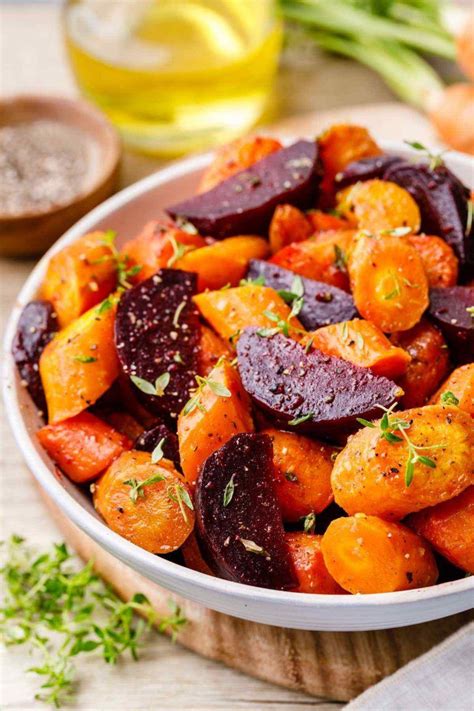Sheet Pan Roasted Carrots And Beets Easy Recipe Healthy Substitute