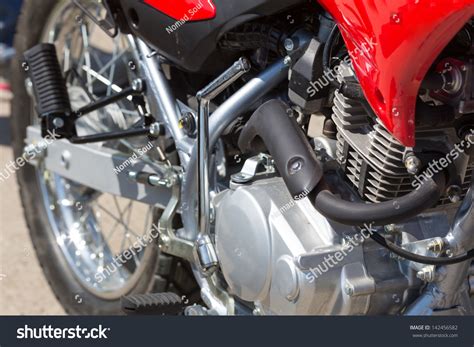 Closeup Chromed Motorcycle Engine Stock Photo Shutterstock