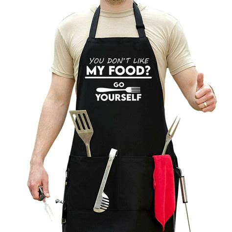 Funny Aprons For Men David Burke Kitchen Cookware Apron And