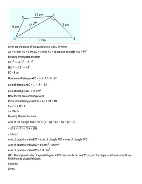 Formal letter example for students. RD Sharma Solutions for Class 9 Maths Chapter 12 Heron's ...