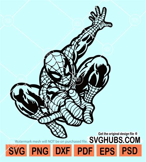 Spiderman Svg File Spiderman Birthday Svg Free Spiderman Svg For