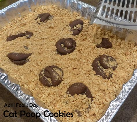 April Fools Day Cat Poop Cookies Making Memories With Your Kids