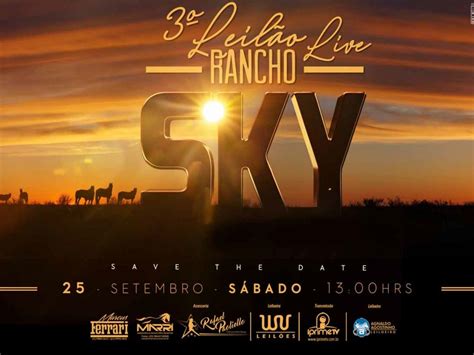 Rancho Sky Promove Leilão No Dia 25 De Setembro Rancho Sky