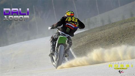 Valentino rossi has worn a huge array of helmet designs throughout his career and despite the wide variety of graphics that he has used on the track, most of them usually feature recurring themes or imagery, such as the sun & moon motif, signifying (according to rossi) the two sides of his personality. Valentino Rossi The Game Flat Track PC Gameplay 60fps ...