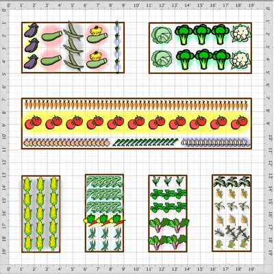 Backyard vegetable garden layout plans and pictures! The Perfect Vegetable Garden Layout: 5 Basic ...