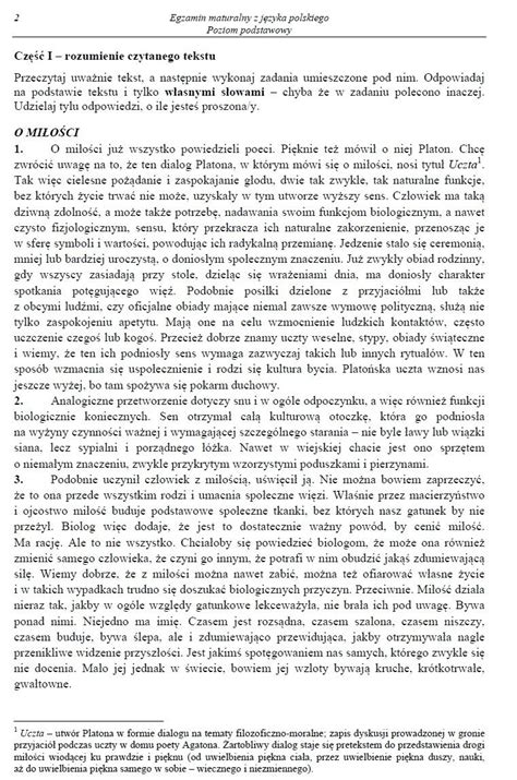 Ferdydurke Wypracowanie Maturalne Na Podstawie Fragmentu - Matura 2014 - język polski podstawowy [ARKUSZ CKE] | Gazeta Wrocławska