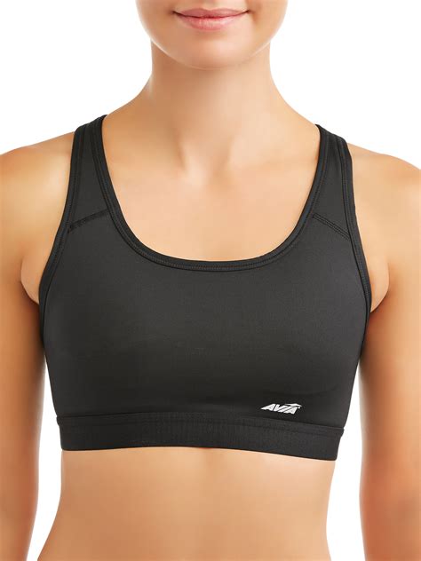 A reliable sports bra keeps you comfortable and supported during a workout, but different types of athletes require different kinds of support. Avia - Avia Women's RacerBack Sports Bra, 2 Pack - Walmart ...