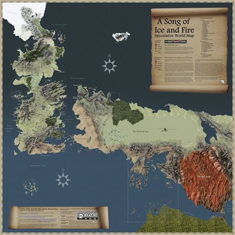 Game of thrones westeros map canvas wall art 22 x 28. Game of Thrones Gets a Detailed Map - Randommization