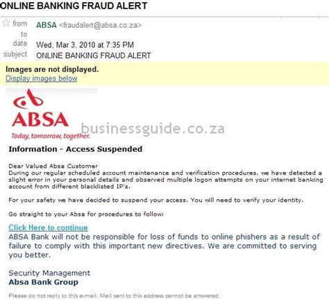 Business Guide Blog Phishing Scam With Absa Banking
