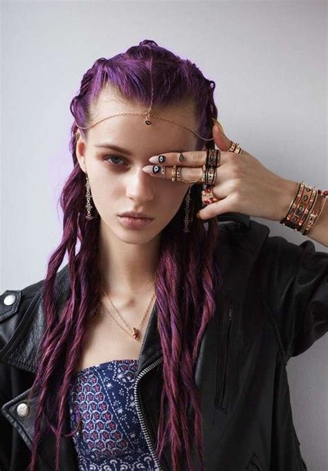 Image Result For Purple Hair Girl Punk Hair Hair Styles Beautiful Hair