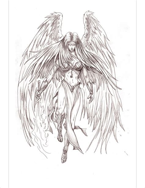 Archangel Drawing At Explore Collection Of