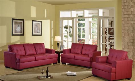 7 Modern Red Living Room Sets Cute Furniture
