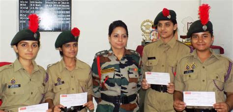 2 Ncc Girls Get Best Cadet Award The Tribune India