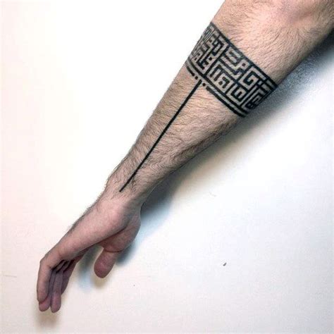 Unique Tribal Pattern Armband Tattoos For Guys Band Tattoos For Men