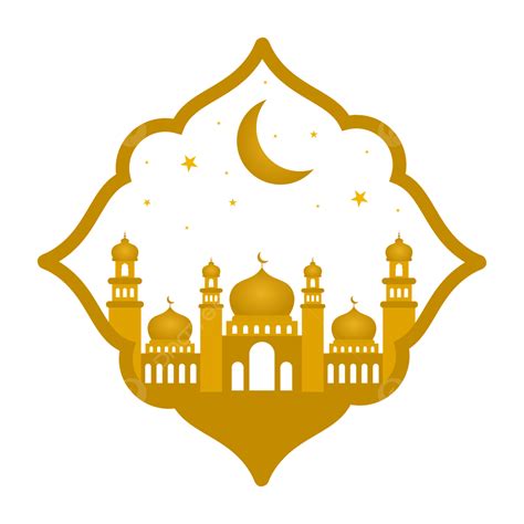 Mosque Moon Vector Hd Png Images Mosque Stars And Moon Design Mosque