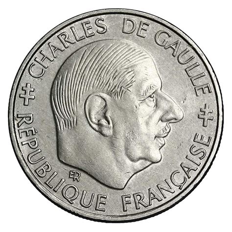 1 Franc 1988 Charles De Gaulle Émile Rousseau