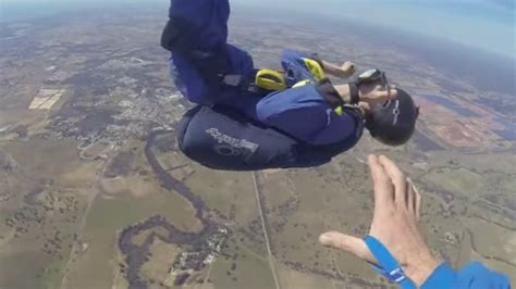 video man has seizure during skydive