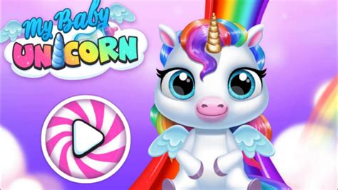 Fun New My Baby Unicorn Games Virtual Pony Pet Care And Dress Up Youtube