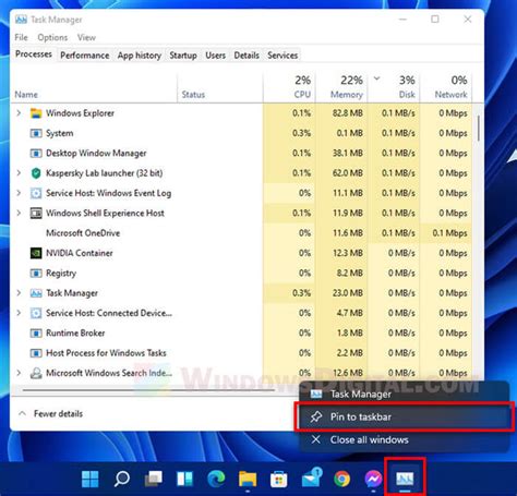 How To Open Task Manager From Taskbar In Windows 11 Artofit