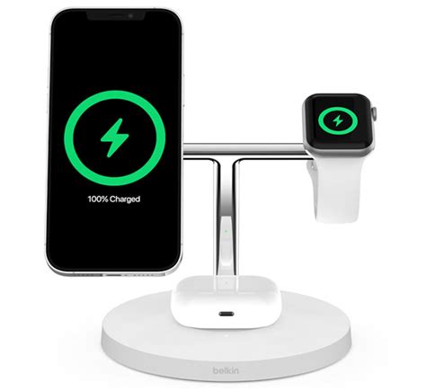 Belkin 3 In 1 Wireless Charger With Magsafe 15w Telefonika Ghana