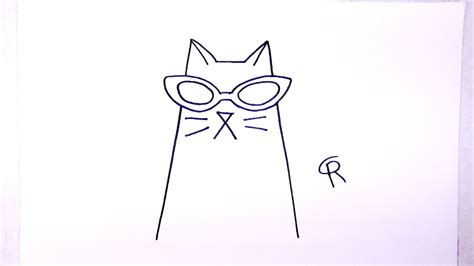 40 simple cat drawing examples anyone can try. Learn How To Draw A Cool Cat -- iCanHazDraw! - YouTube