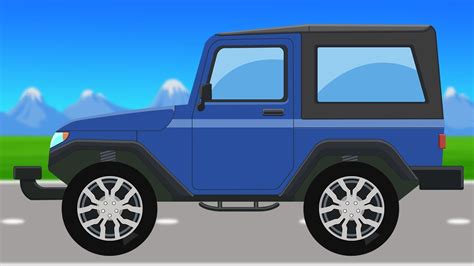 Supercoloring.com is a super fun for all ages: Jeep | Formation and Uses | Street Vehicles | Cars Cartoon ...
